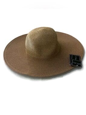 NWT Magid Packable Women’s Floppy Wide Brim Sun Paper Beach Hat • OS